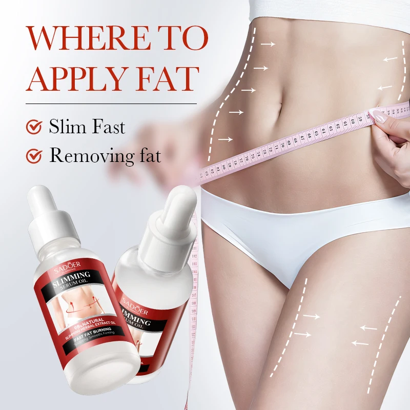 Slimming Serum Oil Firming Shaping Belly Fat Burning Lose Weight Slim Anti Cellulite Natural Plant Extract Massage Body Products