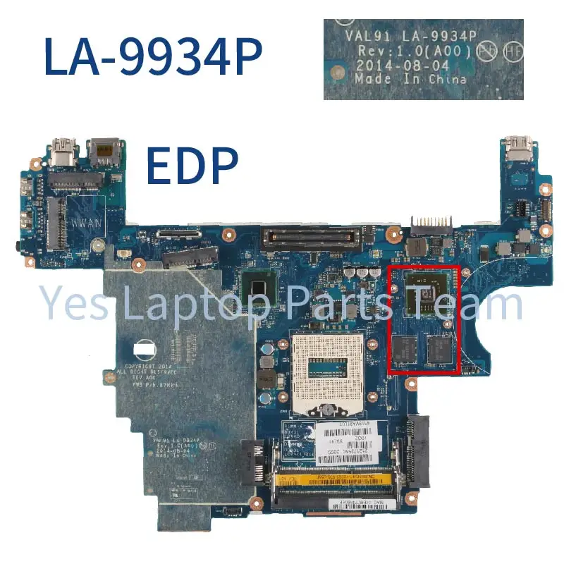 Placa base LA-9931P LA-9932P para portátil DELL Latitude E6440, LA-9933P, 0D5CH1, 007KGN, 085M2V, 0X8DN1