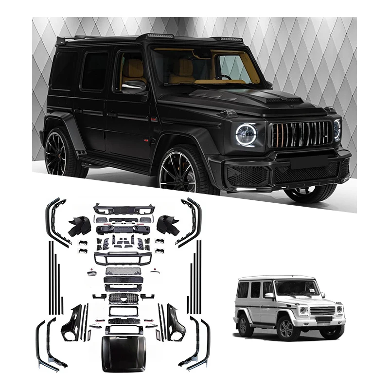 

Premium Car Accessories Surrounds Front And Rear Bumper Modifications Body Kit G-Class W463 To W464 2004-2018 High Quality