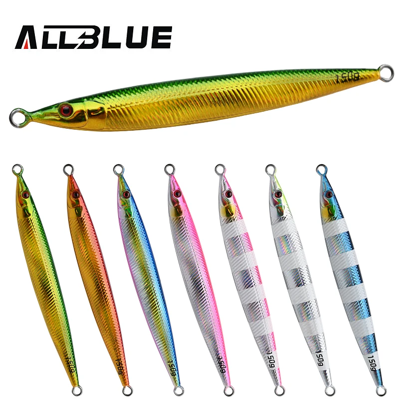 

ALLBLUE Metal Jig 150g Artificial Bait Off Shore Fast Jigging Spoon Fishing Lure Super Hard Saltwater Tackle