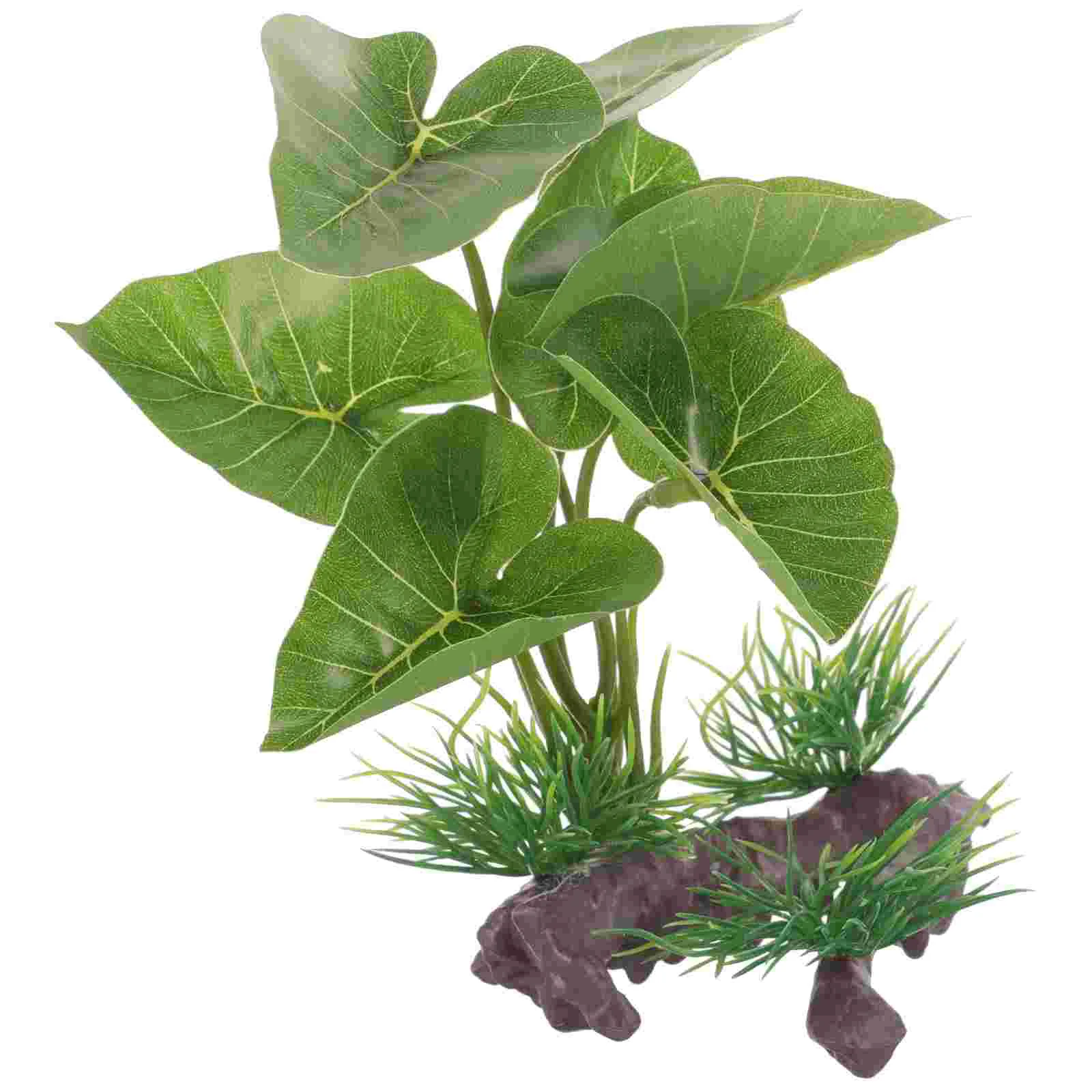 Artificial Water Plants Terrarium Fish Tank Decorations Aquarium Grass Glass Betta Plastic for