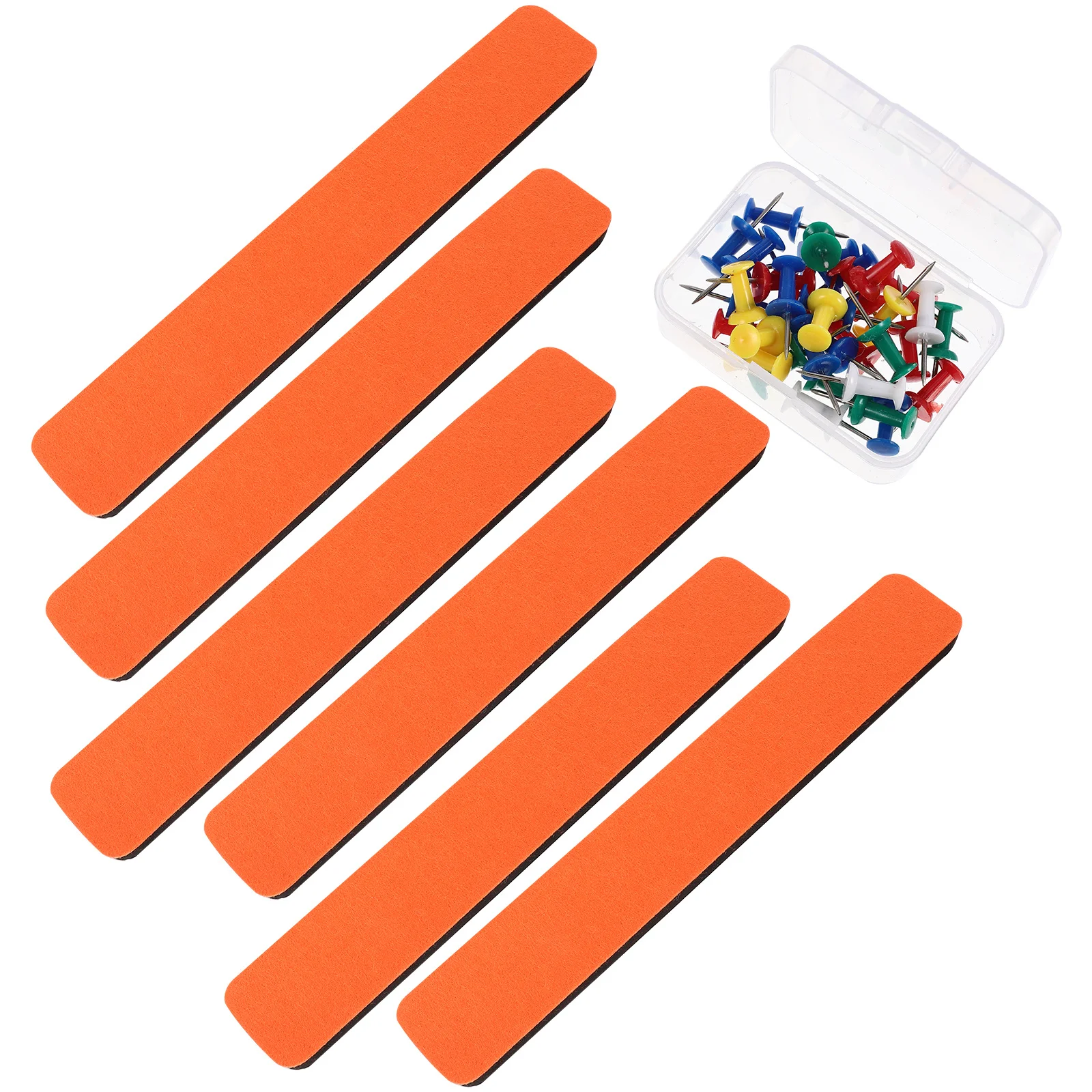 

1 set 1 Set Of Memo Felt Strips Bright Color Bulletin Board Strip For Home Office School Wall Decor Classroom Pin Boards