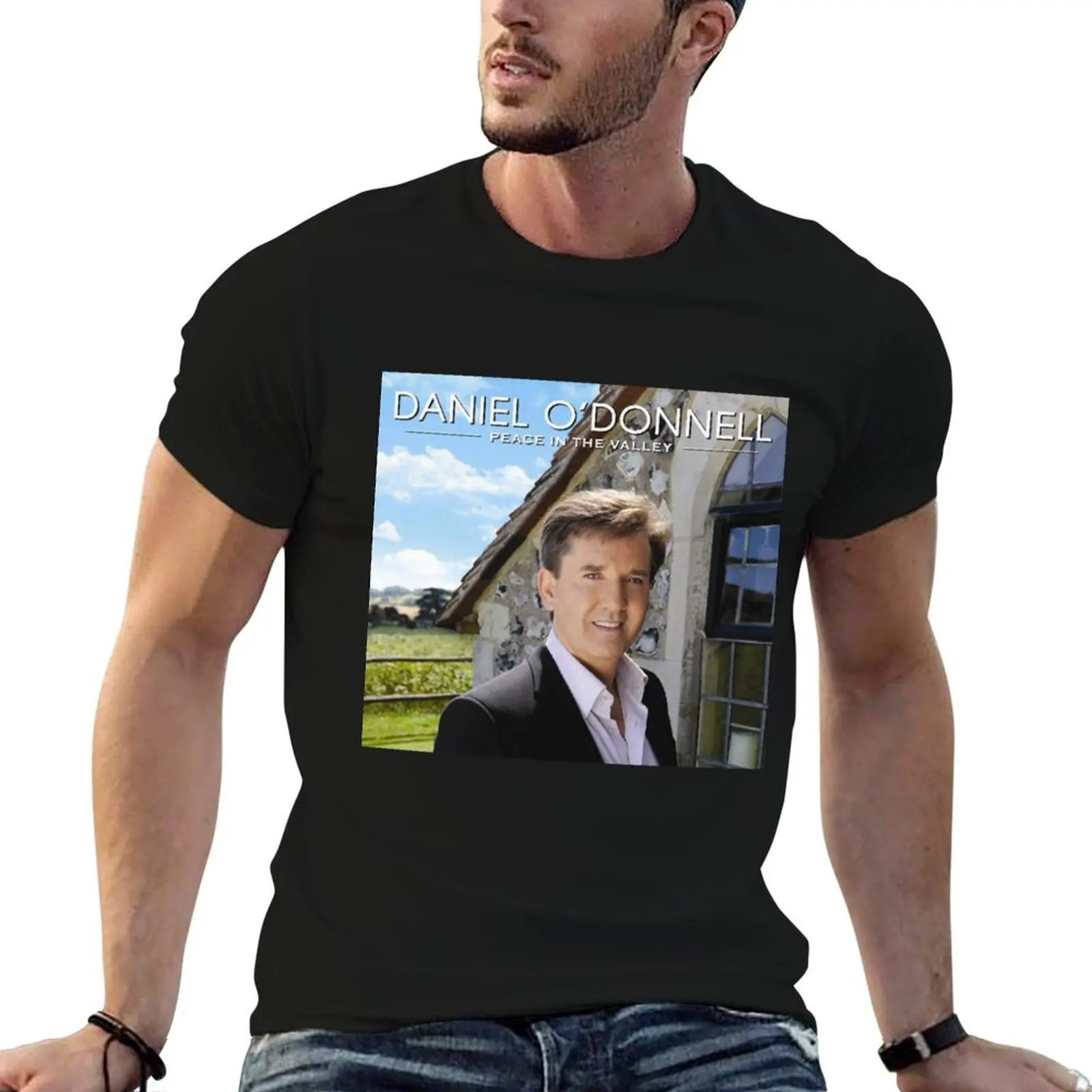 Daniel O'Donnell Peace in the Valley T-Shirt rapper graphic tees gifts for boyfriend plain t shirts men