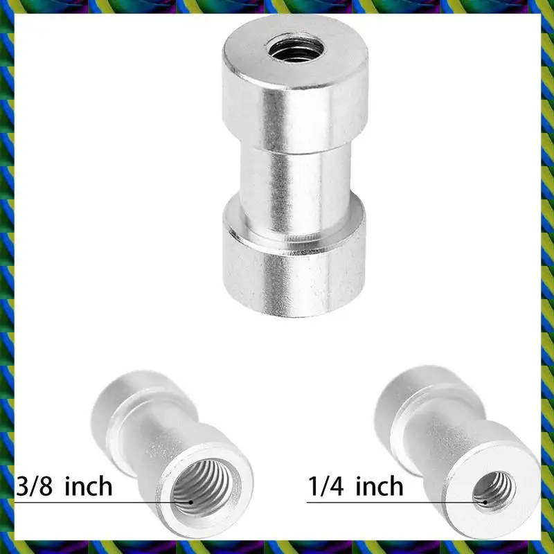 اليومية 44 حزمة كاميرا المسمار محول 1/4 إلى 1/4 المسمار 1/4 إلى 3/8 ترايبود المسمار محول محول برغي نحاسي محول حنفية المسمار