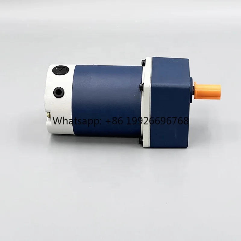 

Brush DC Gear Motor 12 Volt 24 Volt 30-40W Lower Cover Design for Industrial Slitting Machinery