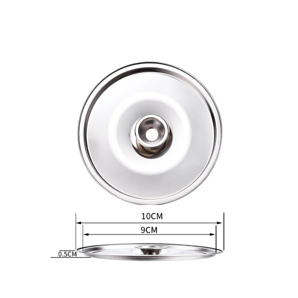 Nieuwe 10-24 cm ronde potdeksel, verdikte roestvrijstalen steelpanafdekking, vervanging, universele keukendeksel, keukenbenodigdheden