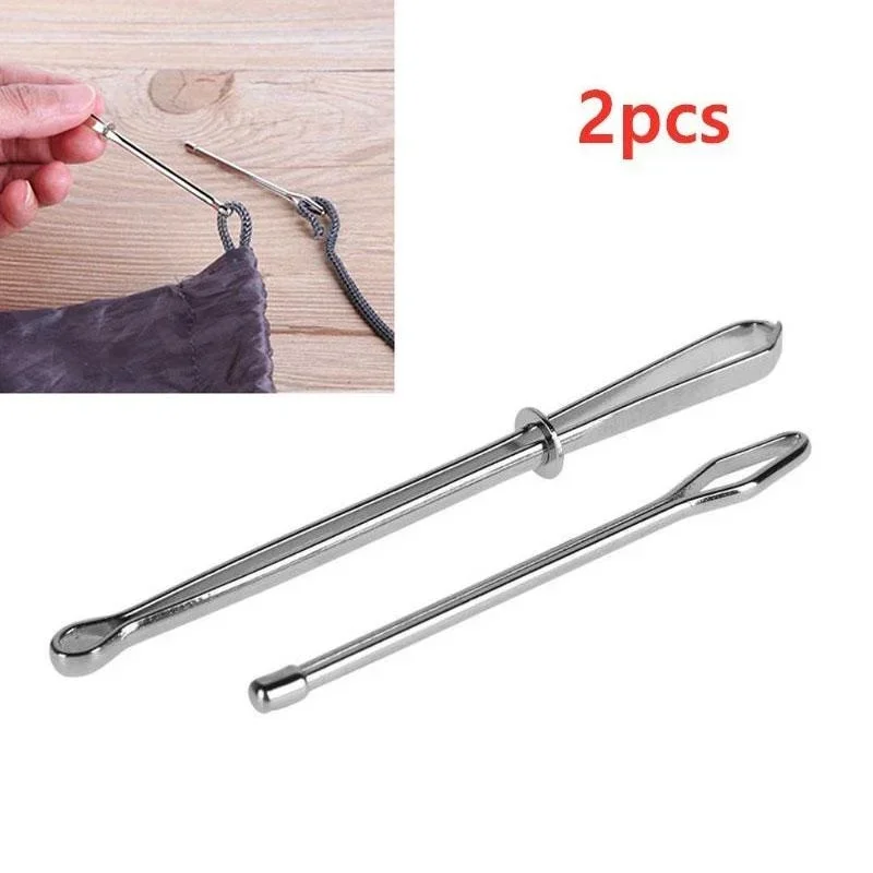 

2 Pcs Cited Clips Elastic Belt Wearing Rope Weaving Tool Bag Wrap Rope Wearing Sewing Accessories