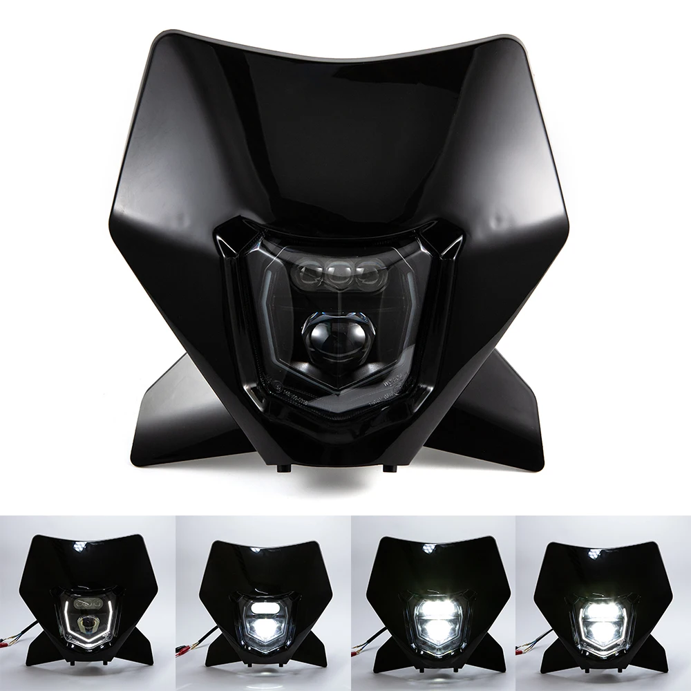 

Enduro Motorcycle Headlight for EXC SX XC 250 450 2024 2025 LED Headlamp Fairing Accessories Dirt Bike Enduro Motocross