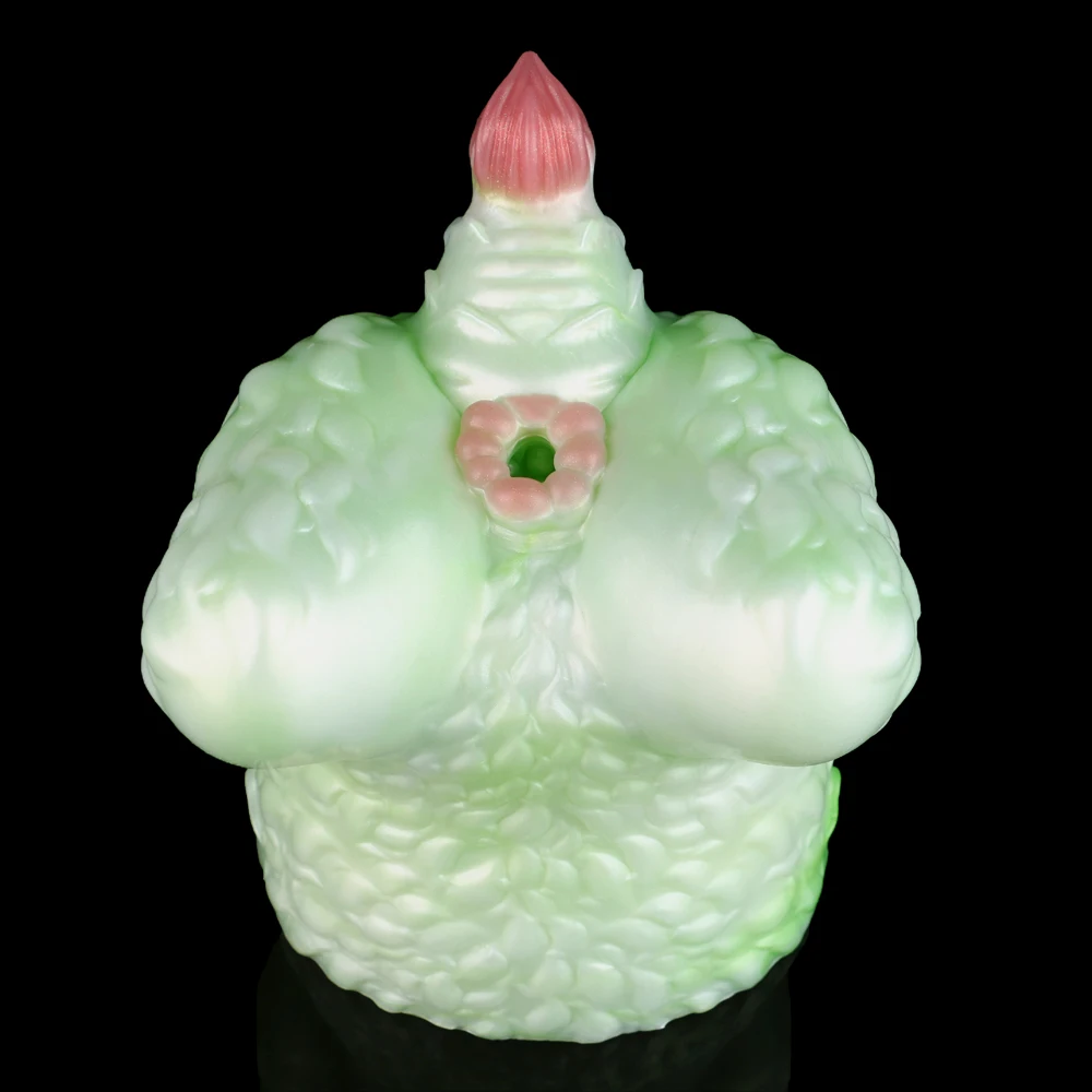 GEEBA Fantasy Creature Male Masturbator Soft Silicone One Channel Massager with Tail Texture Pocket Pussy Adult Sex Toys for Men