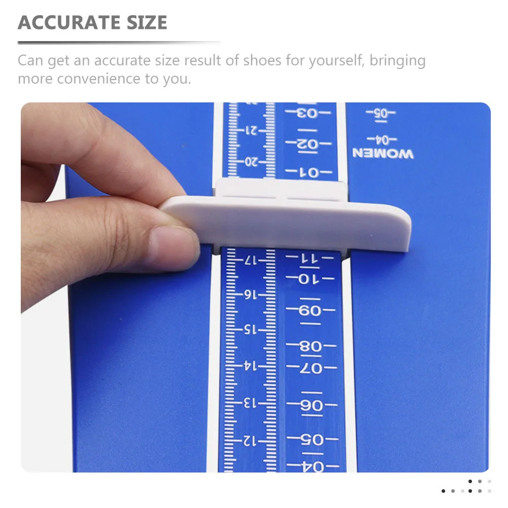

2Pcs Foot Length Measuring Ruler Us Size Foot Gauge Durable Easy to Carry Accurate Measurement for Men and Women