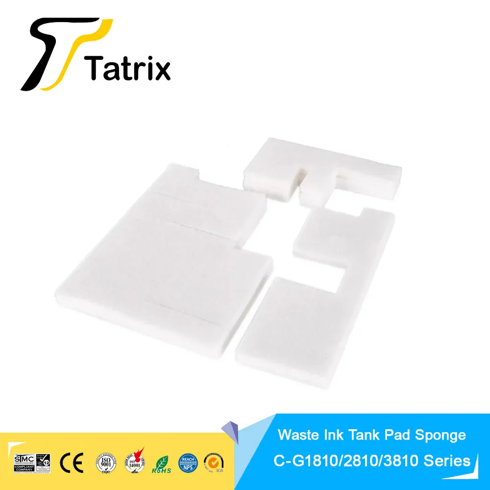 Tatrix QC5-6587-000 QY5-0593-000 Compatible Ink Maintenance Box Sponge Wast Ink Tank for Canon PIXMA G1810 G2810 G3180 Printer