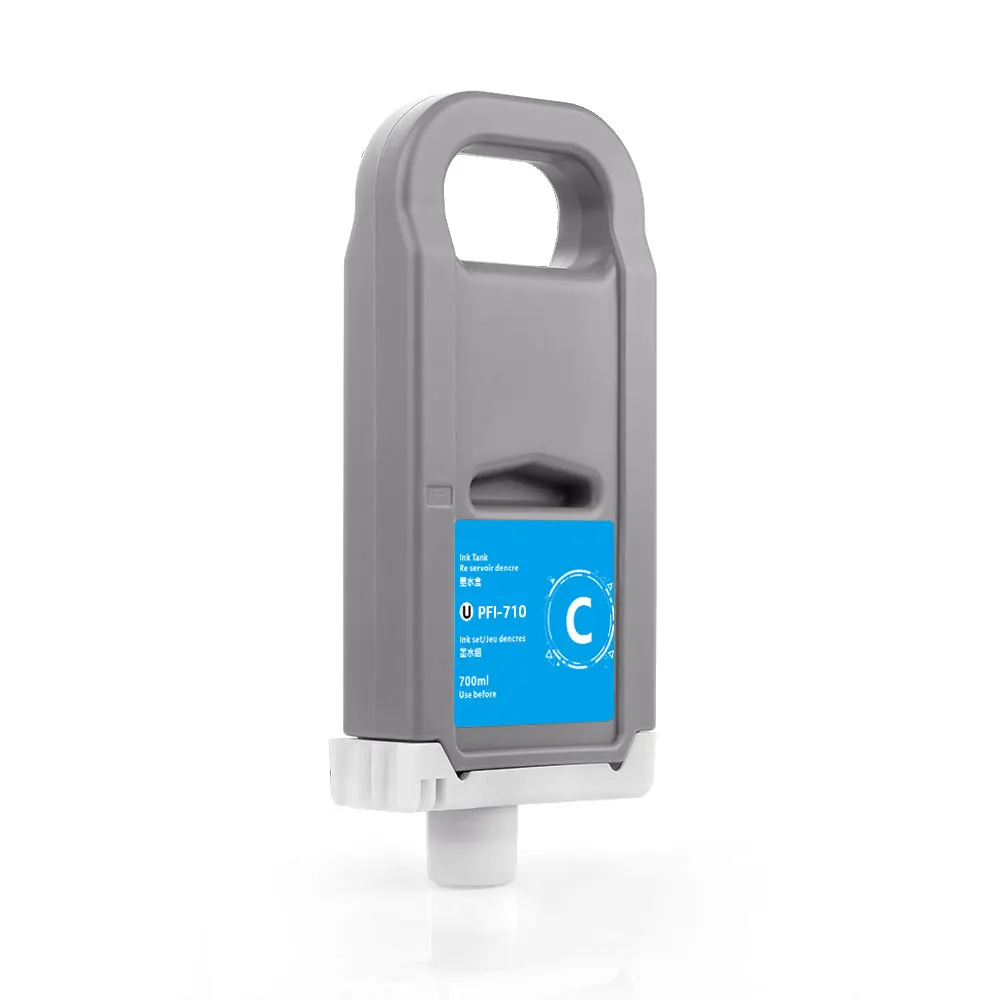 PFI 710 Premium متوافق مع خرطوشة الحبر مع الصباغ للحبر لطابعات Canon TX2000 TX3000 TX4000