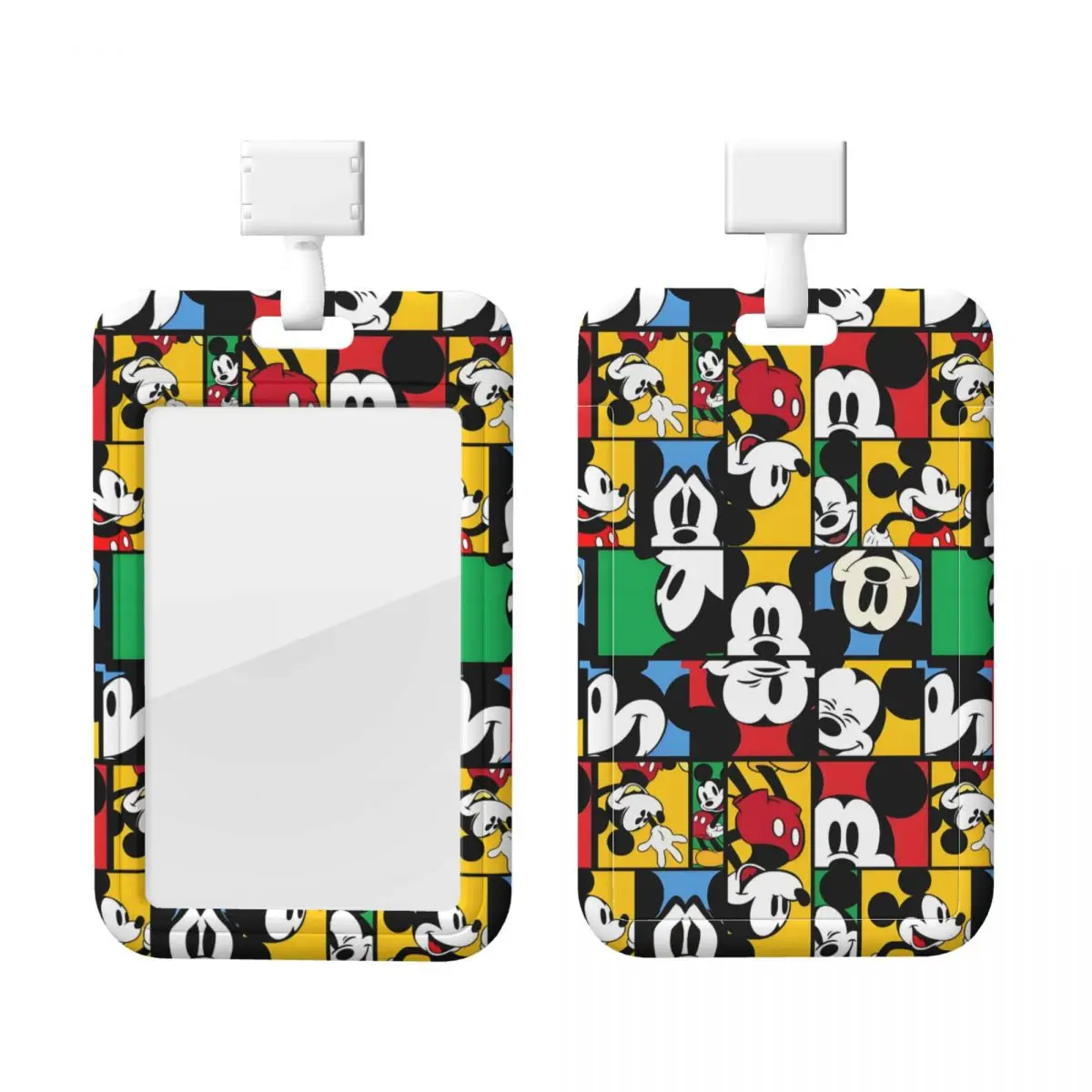 

Custom Neck Lanyard Card Holder Mickey Mouse Card Badge Holder For Subway Bus Bank Card Lanyard Credential Badge Holder