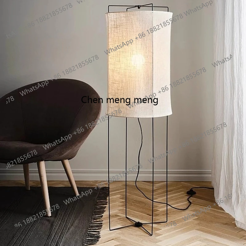 

Wabi Sansan Living Room Bedroom Decoration Floor-to-Floor Study Fabric Nordic Creative Personality Homestay