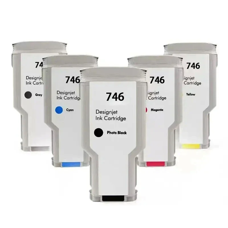 746 Premium Compatible Color Remanufactured Ink Cartridge for HP746 for HP DesignJet Z6 & Z9+ printer