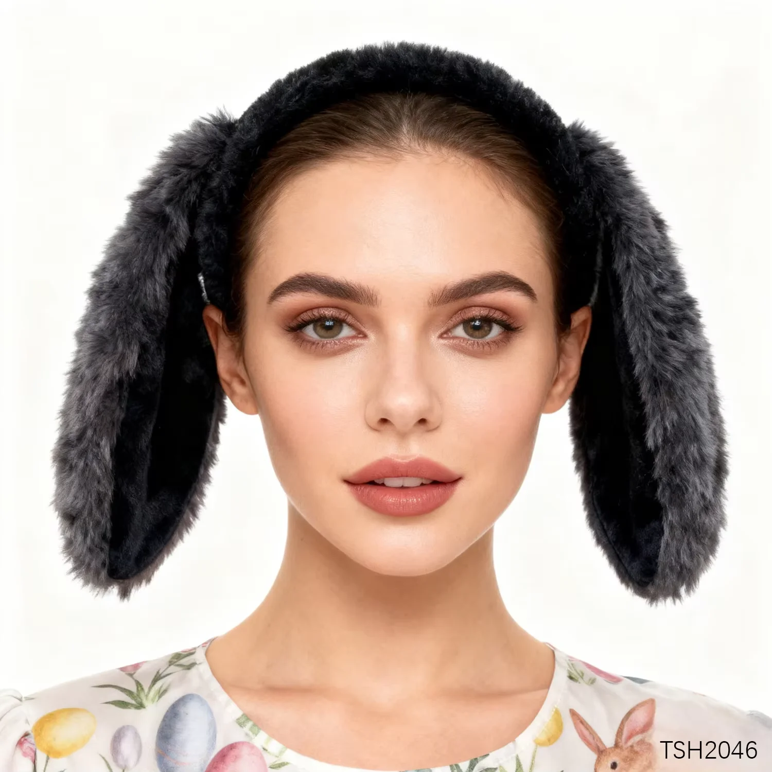 PESENAR Traje festivo de Pascua Traje de Pascua de una sola pieza Diadema de Pascua Diadema de Felpa de Pascua adecuada para Pascua