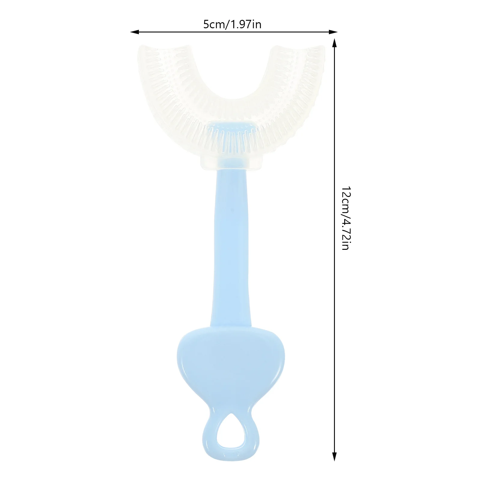4 قطعة فرشاة أسنان على شكل حرف U حجم السفر طفل فرشاة الأسنان المحمولة مريحة فرشاة الأسنان اليدوية فرشاة أسنان الاطفال #2