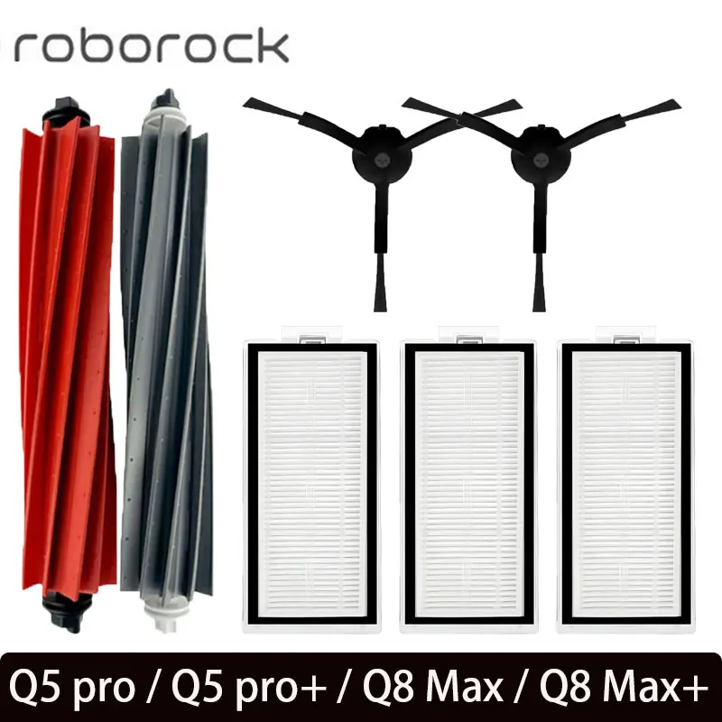 Voor Roborock Q8 Max, Q8 Max +, Q5 Pro, Q5 Pro + Vervangende Onderdelen Accessoires Belangrijkste Zijborstel Hepa Filter Mop Stofzak