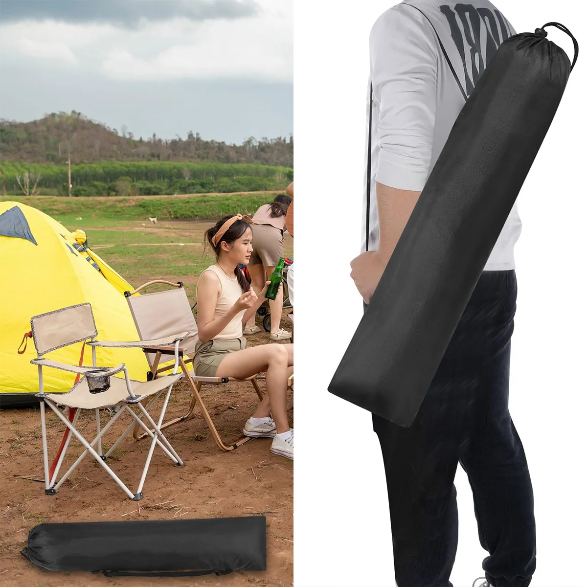 Camping Chair Nylon Storage Bag Tent Tripod Bag Umbrella Furniture Outdoor Sundries Bag Tent Table And Chair Bag Storage