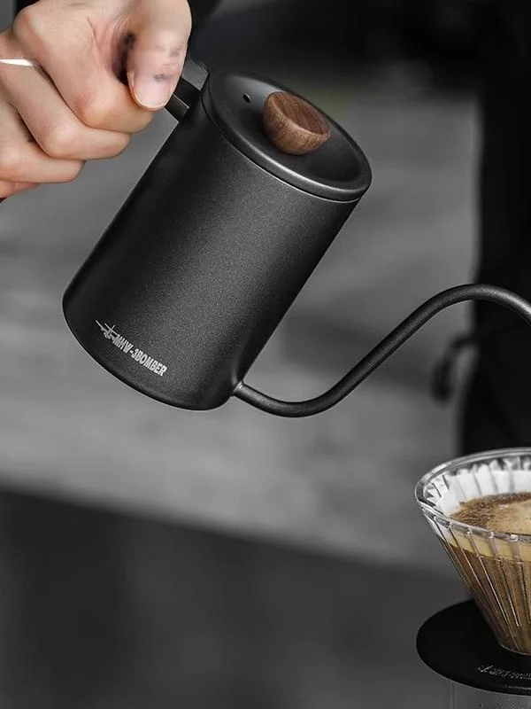 

MHW-3BOMBER Stainl Steel Hand-Poured Coffee Pot Fine Ne Pour-Over Kettle Home Use Drip Filter Sle Coffee ing Tool