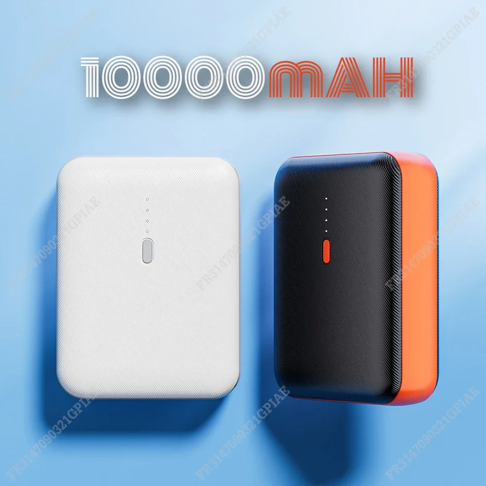 Mini Power Bank 10000mAh Portable Charging PowerBank 10000 mA USB Type C PoverBank External Battery Charger For iPhone 15 Xiaomi