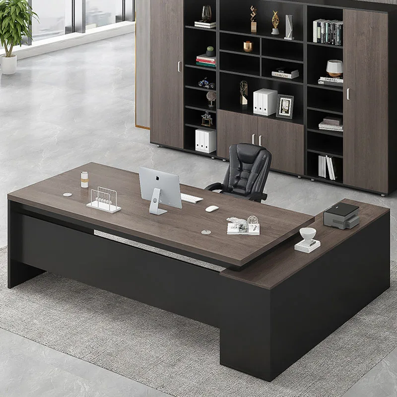 

standing aesthetic office desk design large organizers modern fashion office desk interior mesas escritorio room decorations