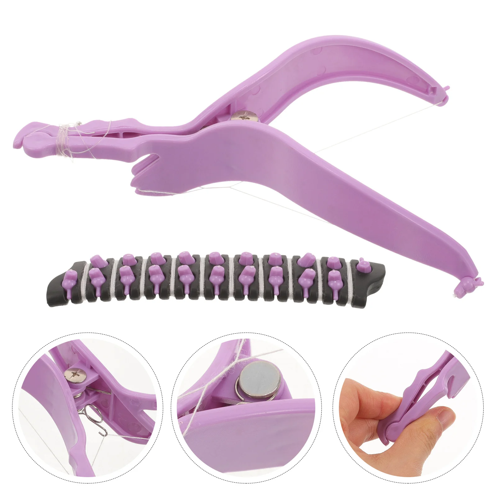 

1Set Portable Facial Epilator Face Threading Hair Removal Tool for Women Non-Irritating Root Removal Travel Friendly Gift