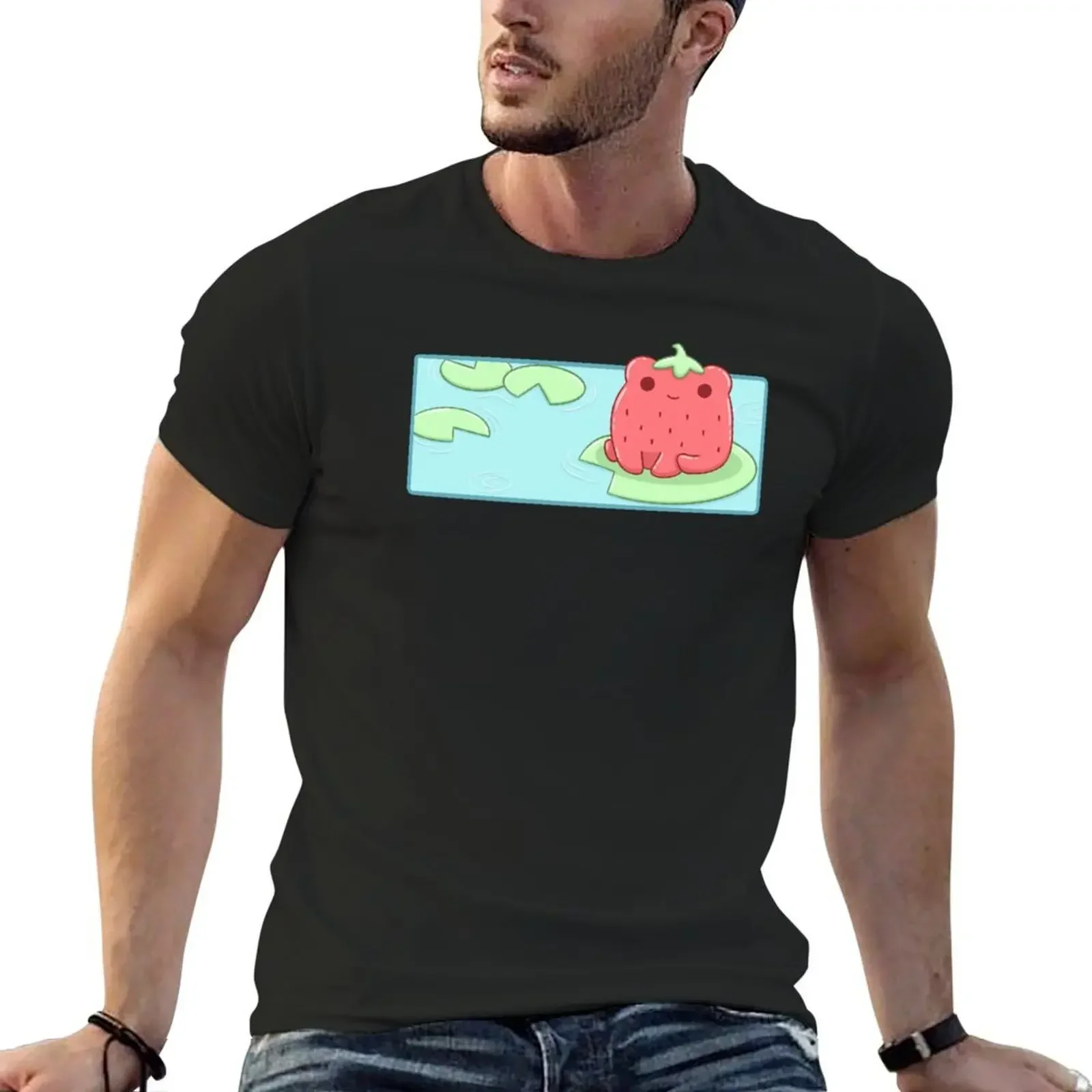 

Strawberry Frog T-Shirt oversizeds oversized graphic tee vintage anime stuff men clothes