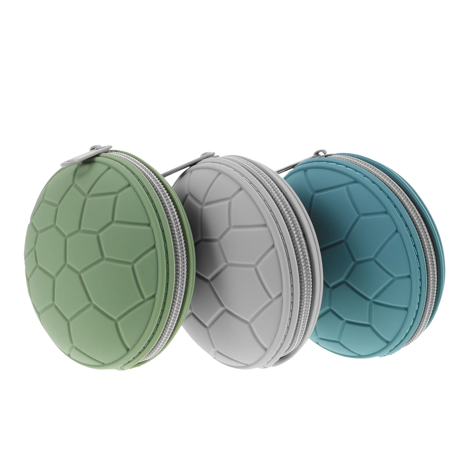 3Pcs Baby Pacifier Storage Bag Waterproof Silicone Organizer Pouch Travel Case for Diaper Bag Portable Pacifier Holder