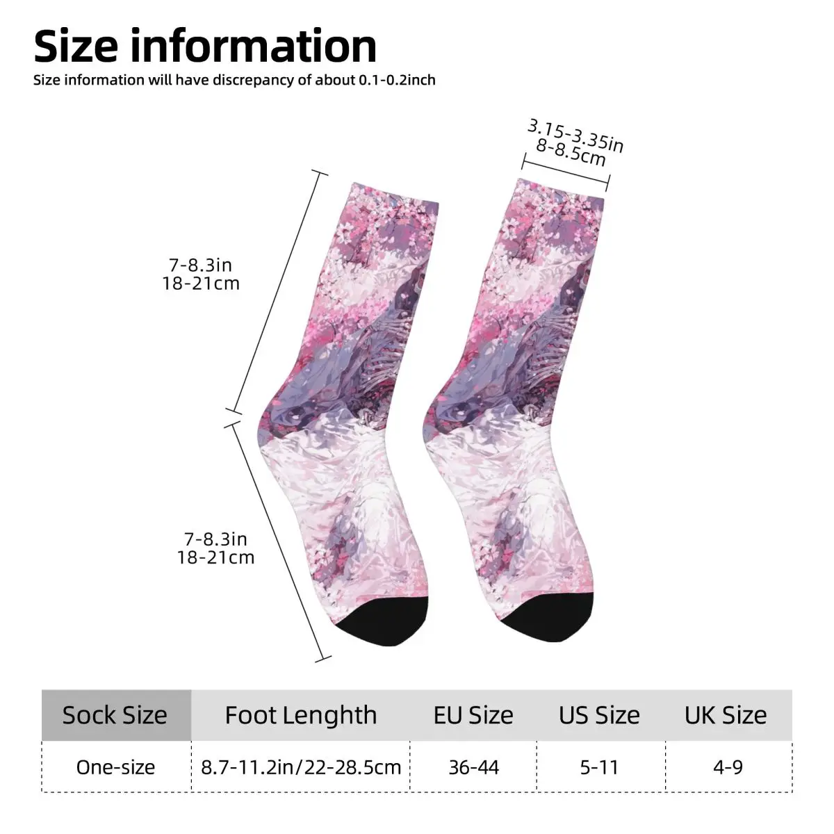 All Seasons Crew Stockings Halloween Skull Under A Tree Socks Crazy Hip Hop Long Socks for Men Women Valentine's Day Gifts