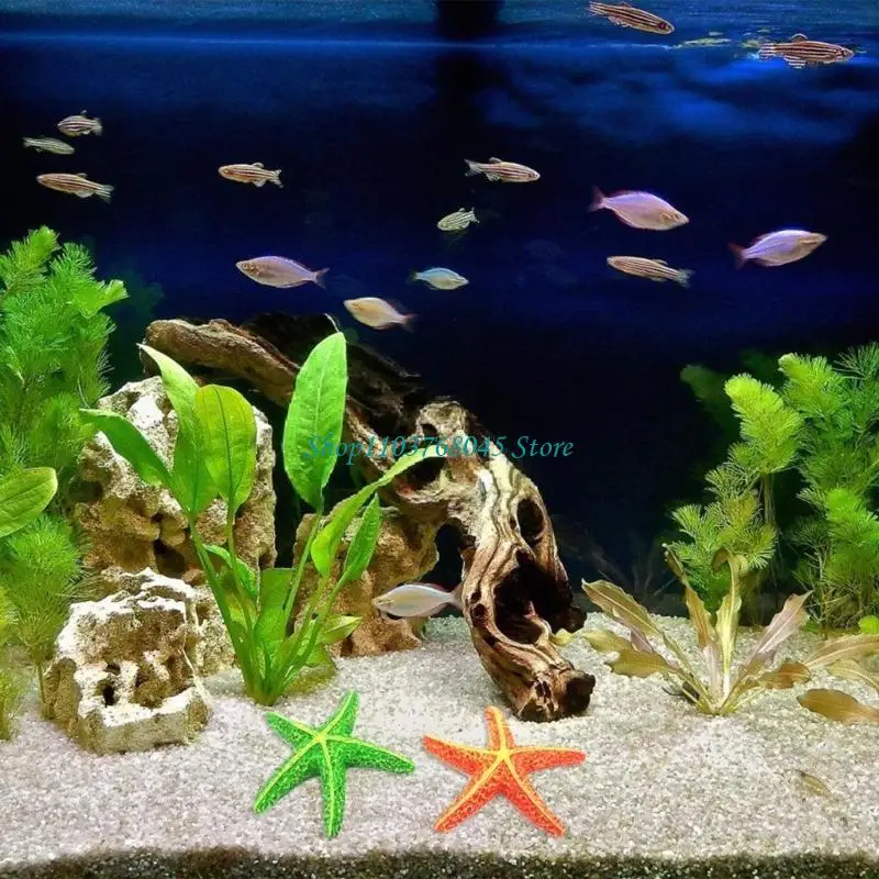 R53F Creative Hexagonal Decoration Colorful Simulation Corals Aquariums Ornaments for Aquariums Enthusiasts and Experts