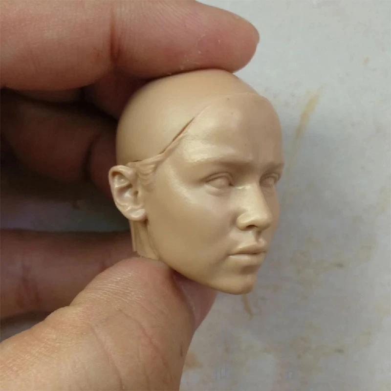 1/6 Female Soldier Daenerys Targaryen Unpainted Head Carving Sculpture Model Toy For 12'' Action Figure Body In Stock