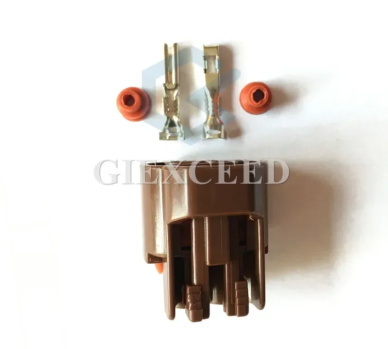 2 Sets 2 Pin AC Assembly 6189-0033 MT-090-2-special2R-F Automotive Connector Water Temperature Sensor Socket For Toyota Mazda