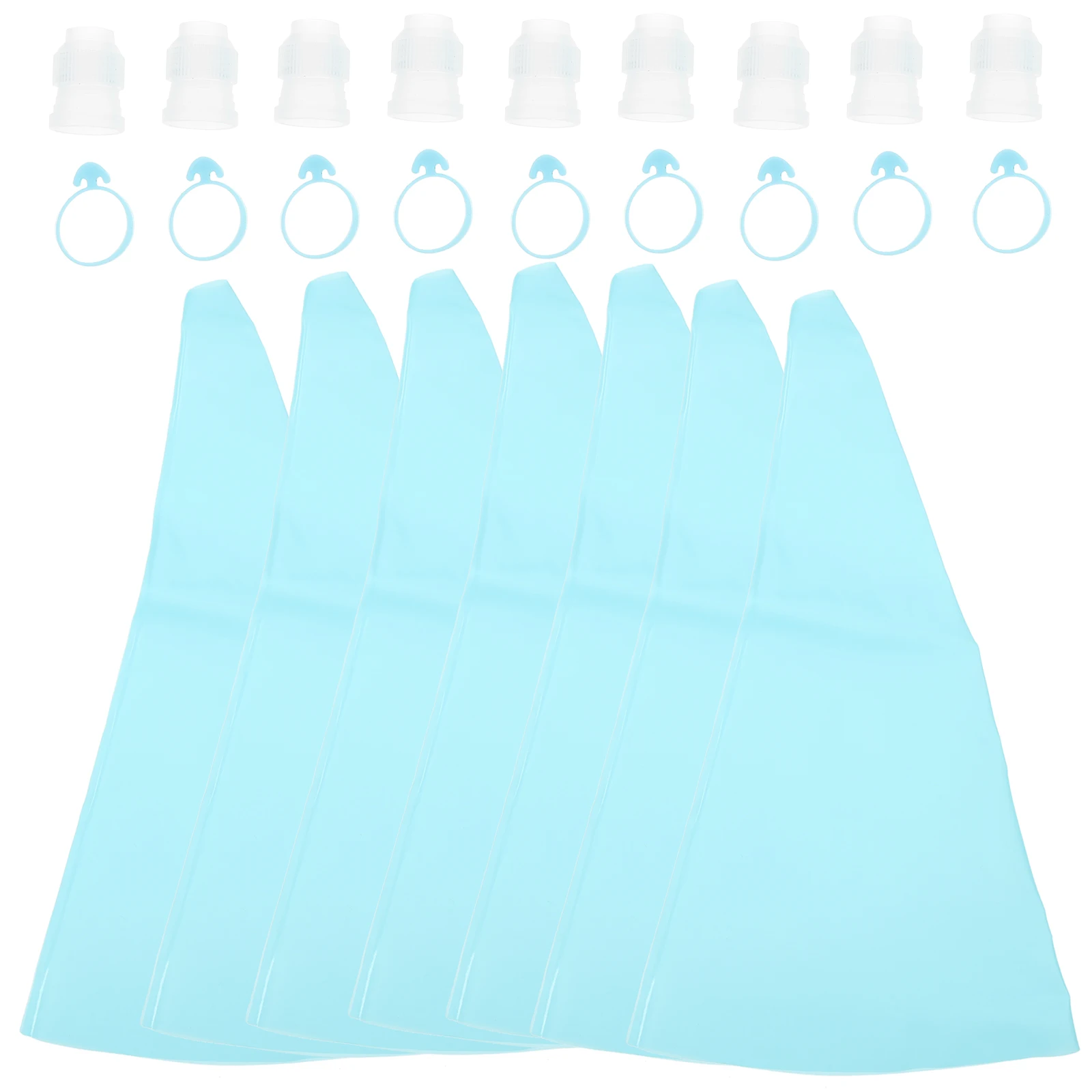 1 Juego de herramientas de decoración de pasteles, bolsas para glaseado, inyector de relleno de magdalenas, puntas de silicona, Kits para hornear, suministros, herramienta para tuberías de pasteles
