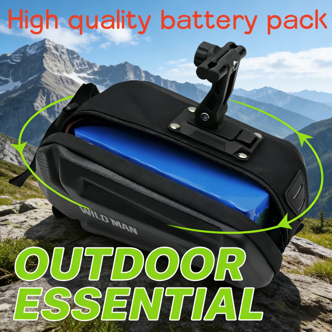 

Universal Bike Battery 60V 52V 48V 36V High Capacity 6Ah 8Ah 10Ah 12Ah 18Ah, Waterproof Li-ion Pack with Charger & Bag