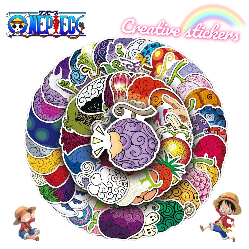 Nuevos Stickers Creativos de One Piece, Luffy, Nami, Usopp, Sogekingzz, Lindos y de Alta Calidad, para Decorar Cuadernos y Bicicletas, Resistentes al Agua
