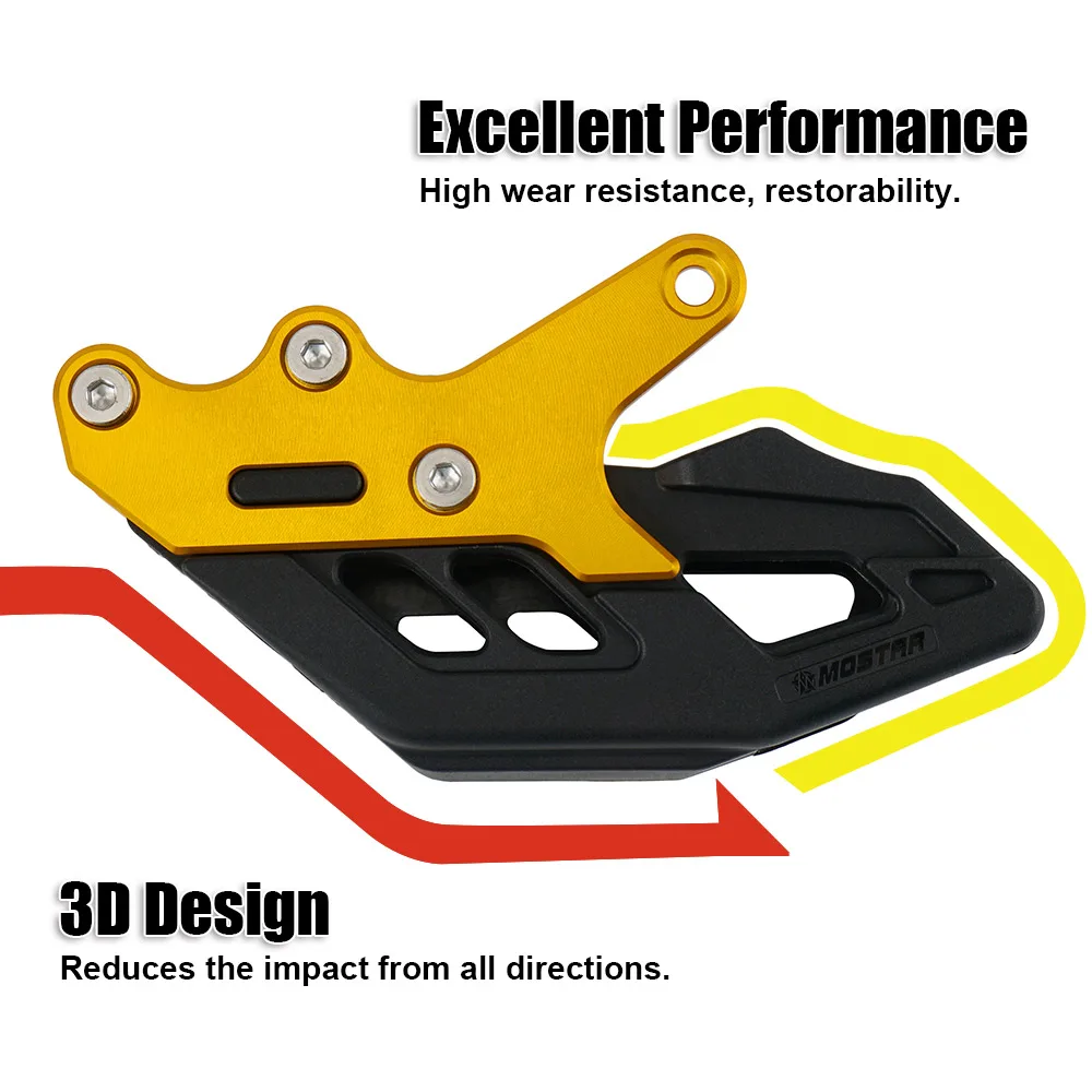 For Suzuki DRZ400 DRZ 400 SM DRZ400SM DRZ400S 2000-2024 RM RMZ 250 450 RMX450Z Chain Guide Block CNC Processing 3D Replacement view 3