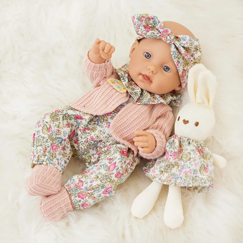 30 سنتيمتر تولد من جديد دمية طفل لينة البوليستر قابل للغسل لعبة مهدئة واقعية الفينيل كامل الجسم هدية عيد للأطفال نابض بالحياة