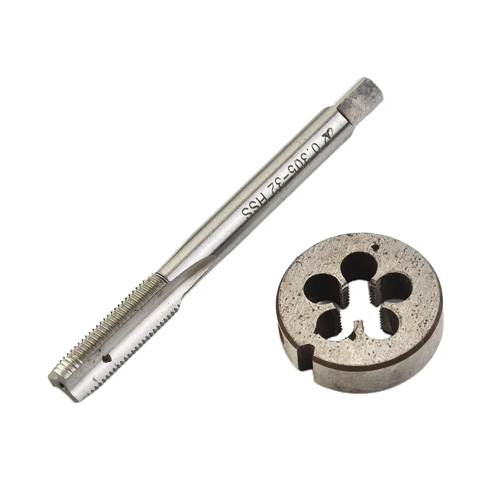 1 Set 8V1-32 Right-Hand Tap Kit V-Tire Valve Mouth Thread Straight Groove Tap & Die High Speed Steel Dill Metalworking Supplies