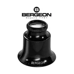 Bergeon 1458-A Double Lens Eyeglass Micro Removable Loupe Magnifier Watchmaker