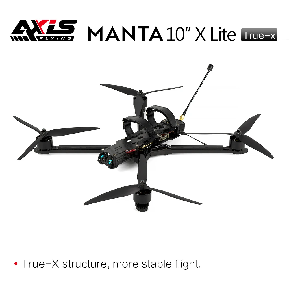Axisflying 10-inch Racing Fpv Racing Drone Frame With Carbon Fiber 3110 3115 Brushless Motor Night Vision Camera Fpv Drone Kit