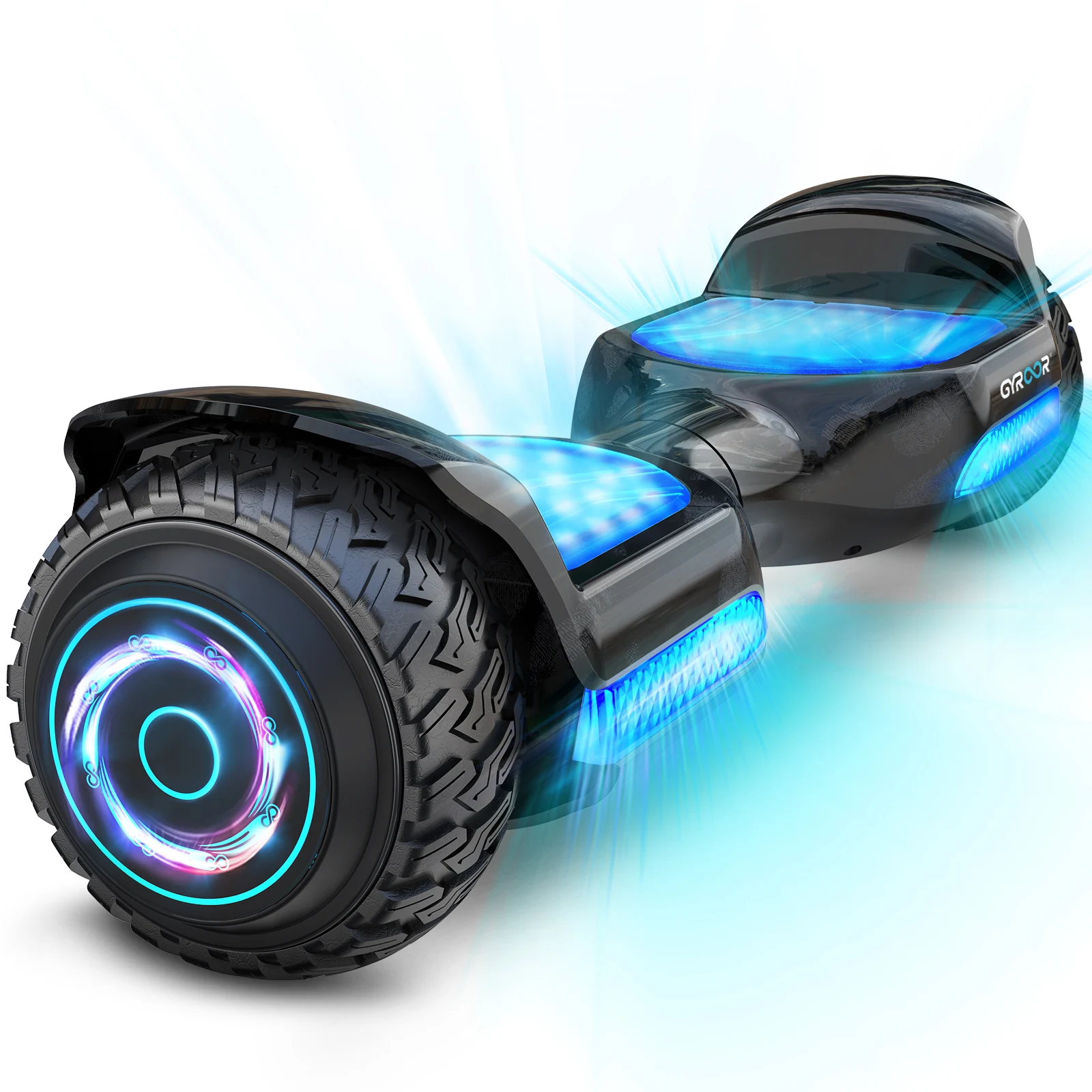 G11-17 6.5-inch Self-balancing Electric Hoverboard with Light Emitting Diode 36V 250W * 2 10-inch Tires
