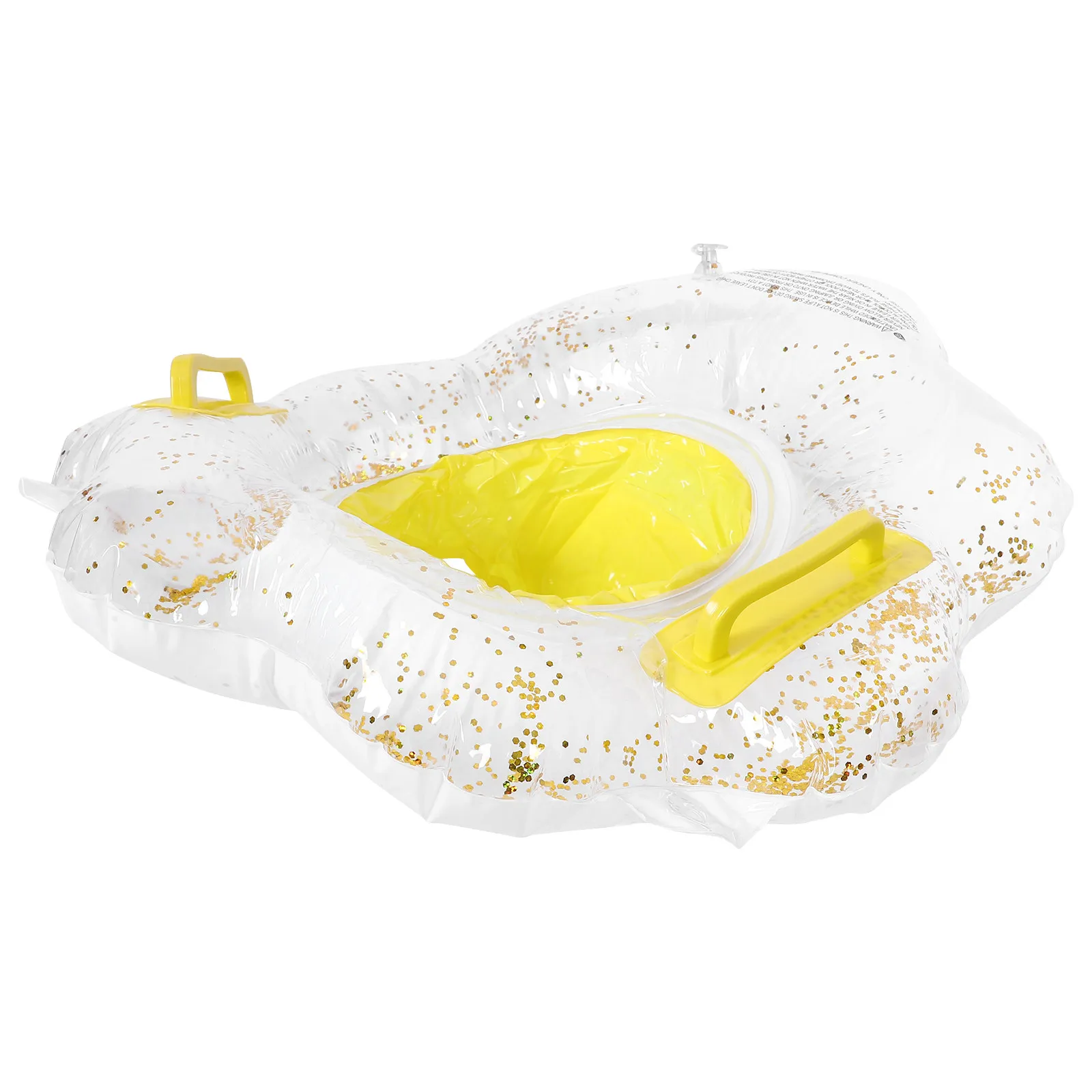 Baby Swimming Ring Inflatable PVC Float with Sitting Support for Pool Safety Toddler Swim Float 1-4 Years Kids Water Fun