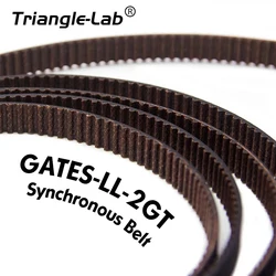 Trianglelab Gates 2GT correa síncrona correa de distribución ancho 6MM 9MM 10MM 12MM desgaste GT2 resistente para Ender3 cr10 Anet