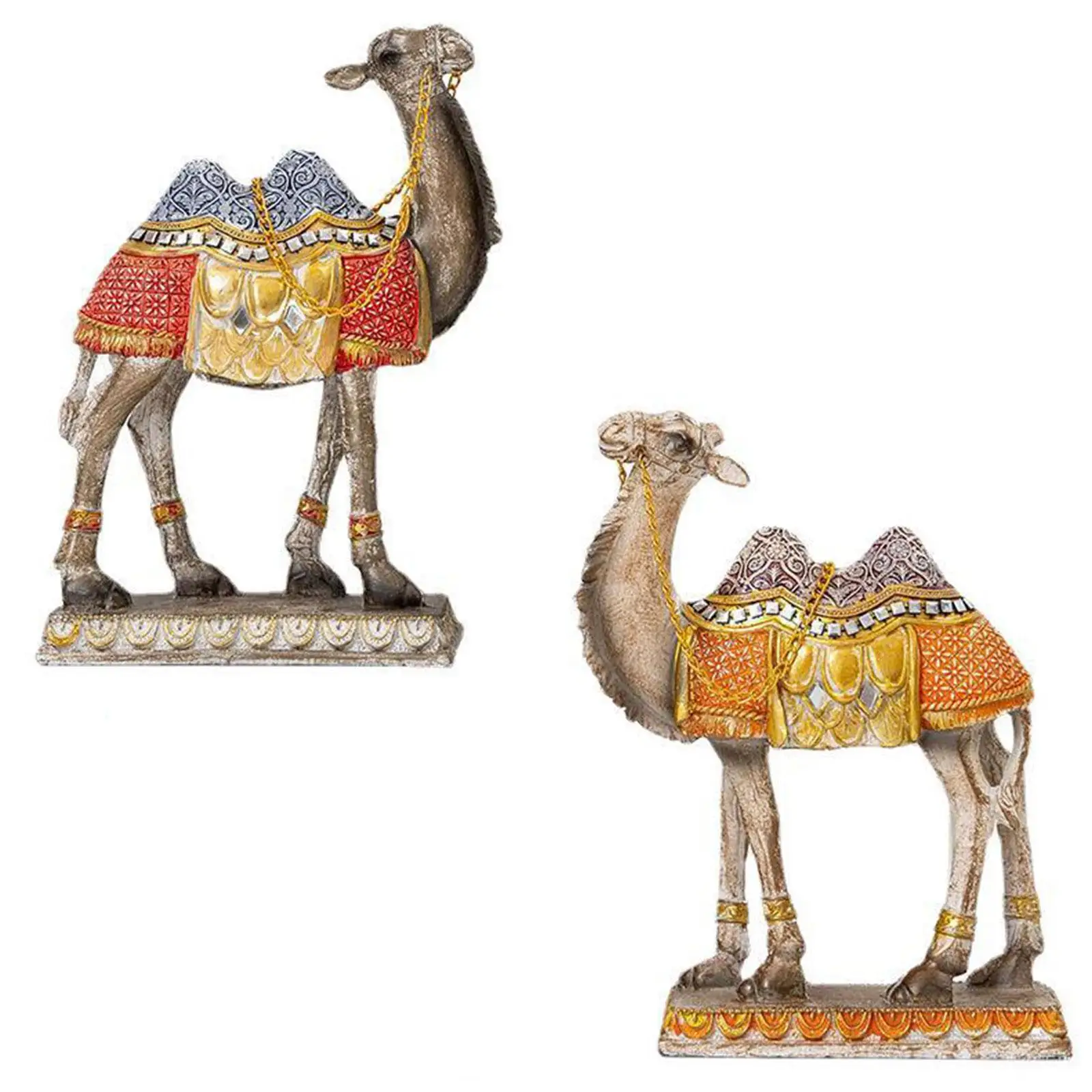 Camel Figurine Collection Camel Animal Statue Animal Camel Sculpture for Entrance Living Room Office Fireplace Birthday Gift