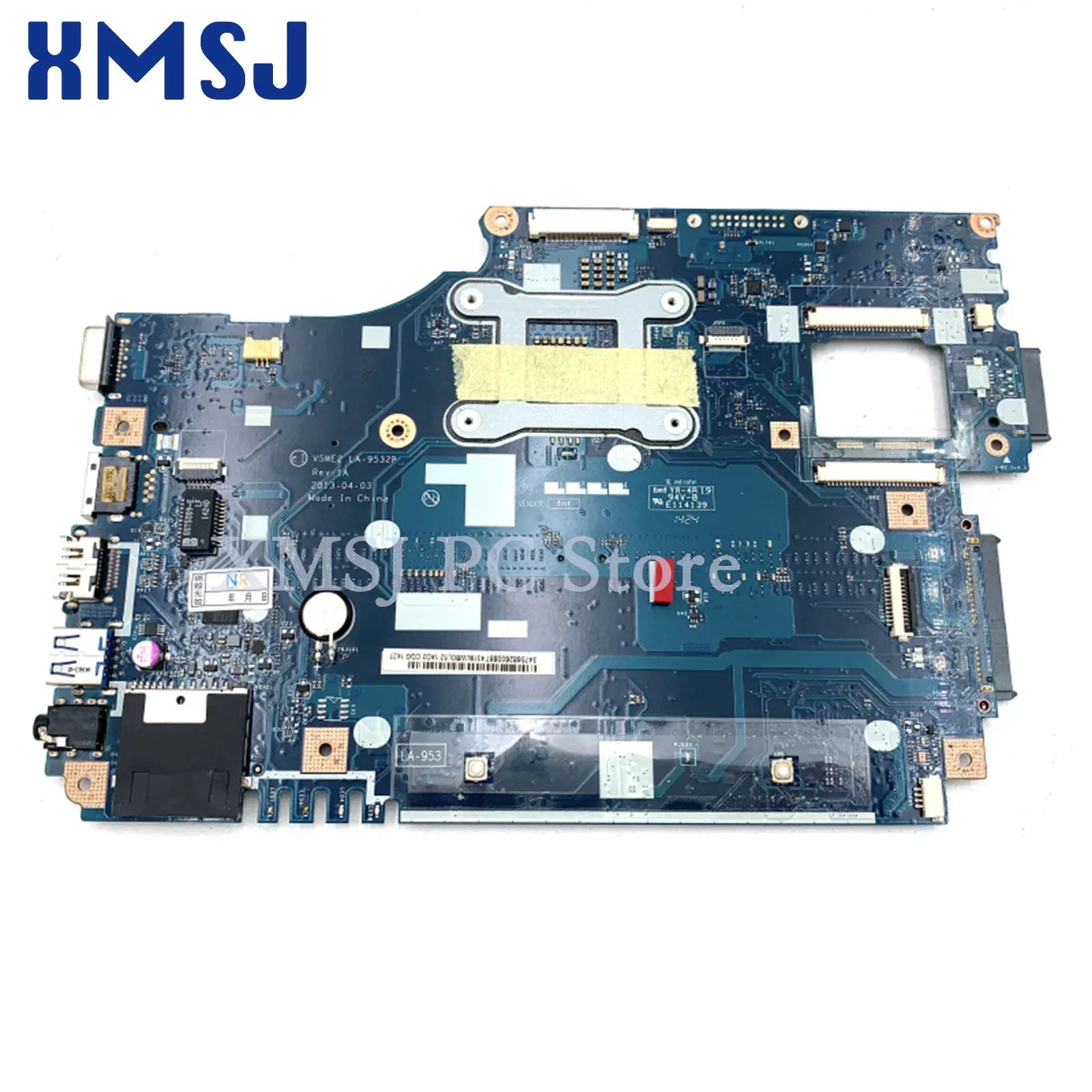 XMS For Acer Aspire E1-572 E1-532 Laptop Motherboard J NBMFM1100J V5WE2 LA-9532P DDR3L 2957U Onboard Mian Board Full Test