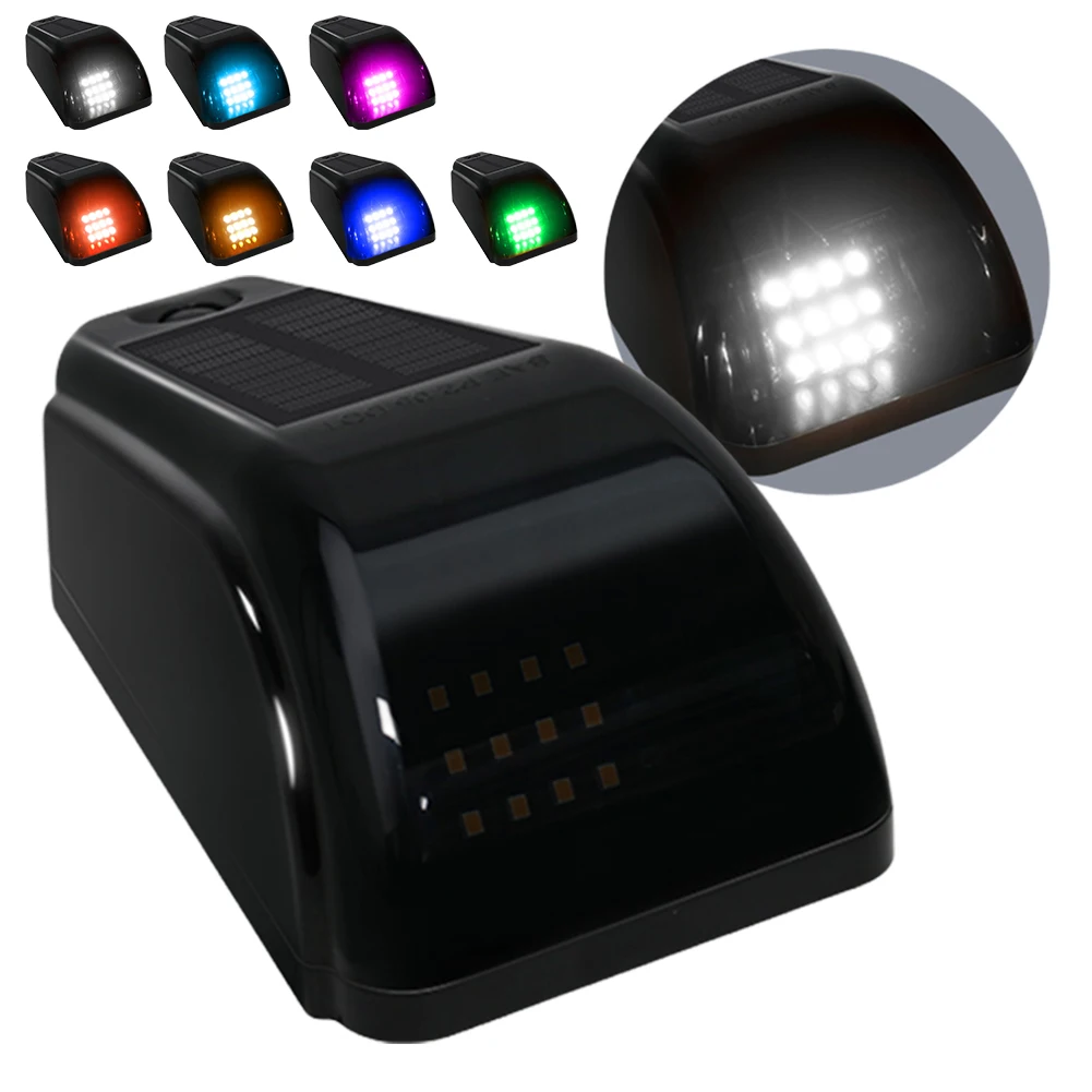 

LED Solar Powered Cab Lights Wear Resist Wireless Truck Roof Lights Truck Pickup Warning Light for Pickup Trucks SUV Motorcycles