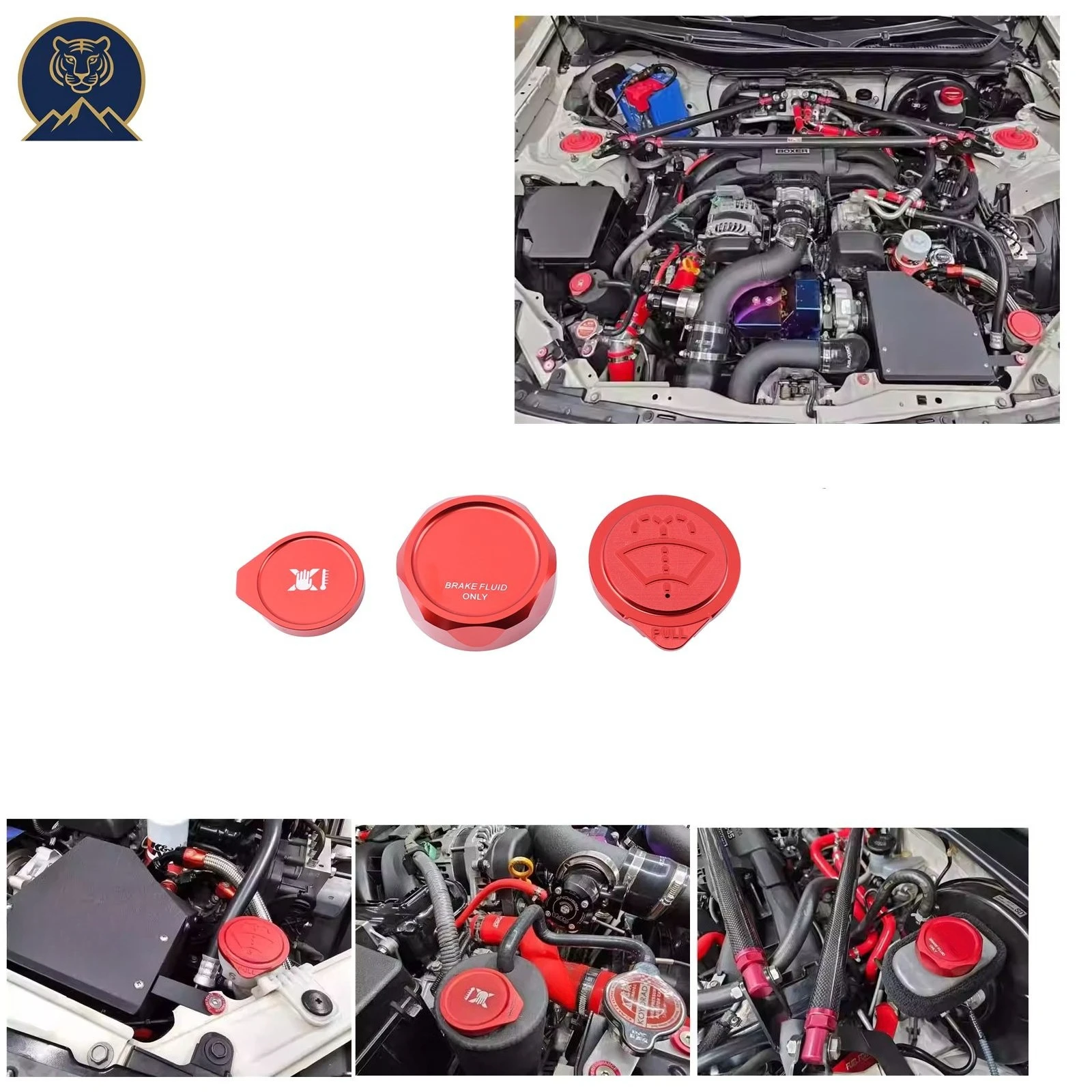 

Brake Tank Cap / Aux Tank Cap / Washer Tank Cap, For 2022 Subaru BRZ / Toyota GR86