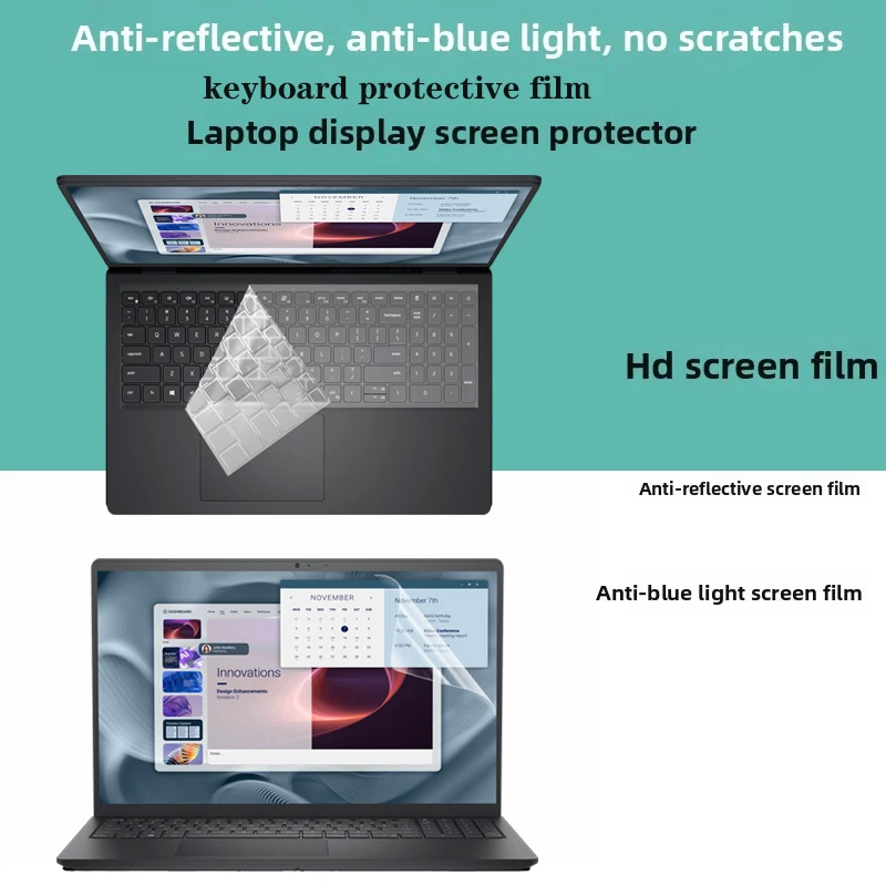 

For 15.6inch Dell Pro 15 Essential PV15250 Laptop screen film High-definition Display Protective film Keyboard film