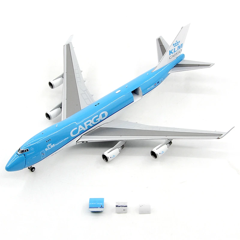 1/400 Scale GeminiJets GJKLM2077 KLM B747-400ERF PH-CKC Air Transport Carries Passengers Aircraft Model Collection Toys Gifts